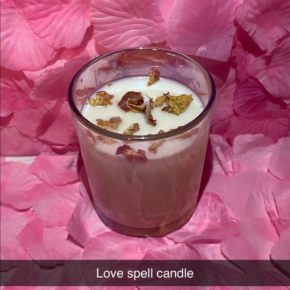 Love spell candle